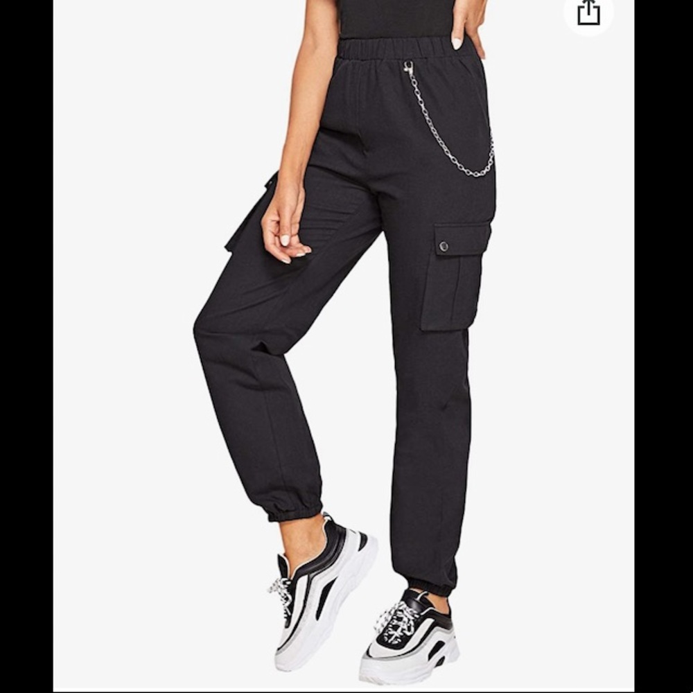 Black jogger pants